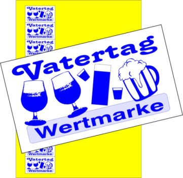 1000 Wertmarken "Vatertag"